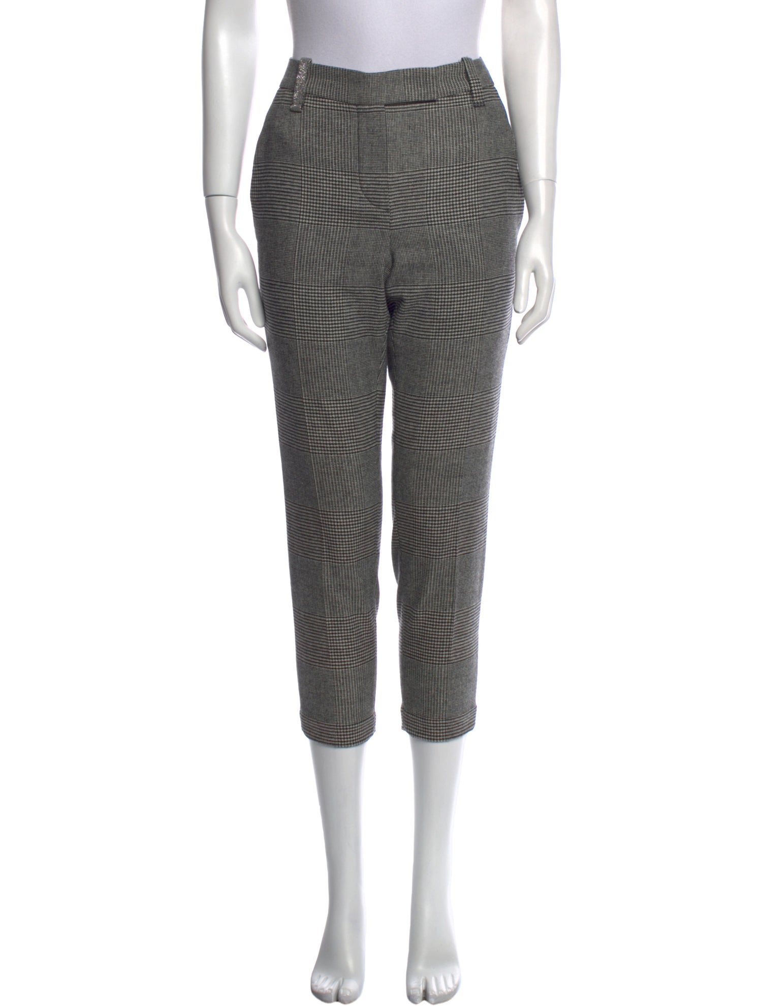 Brunello Cucinelli Virgin Wool Skinny Leg Pants