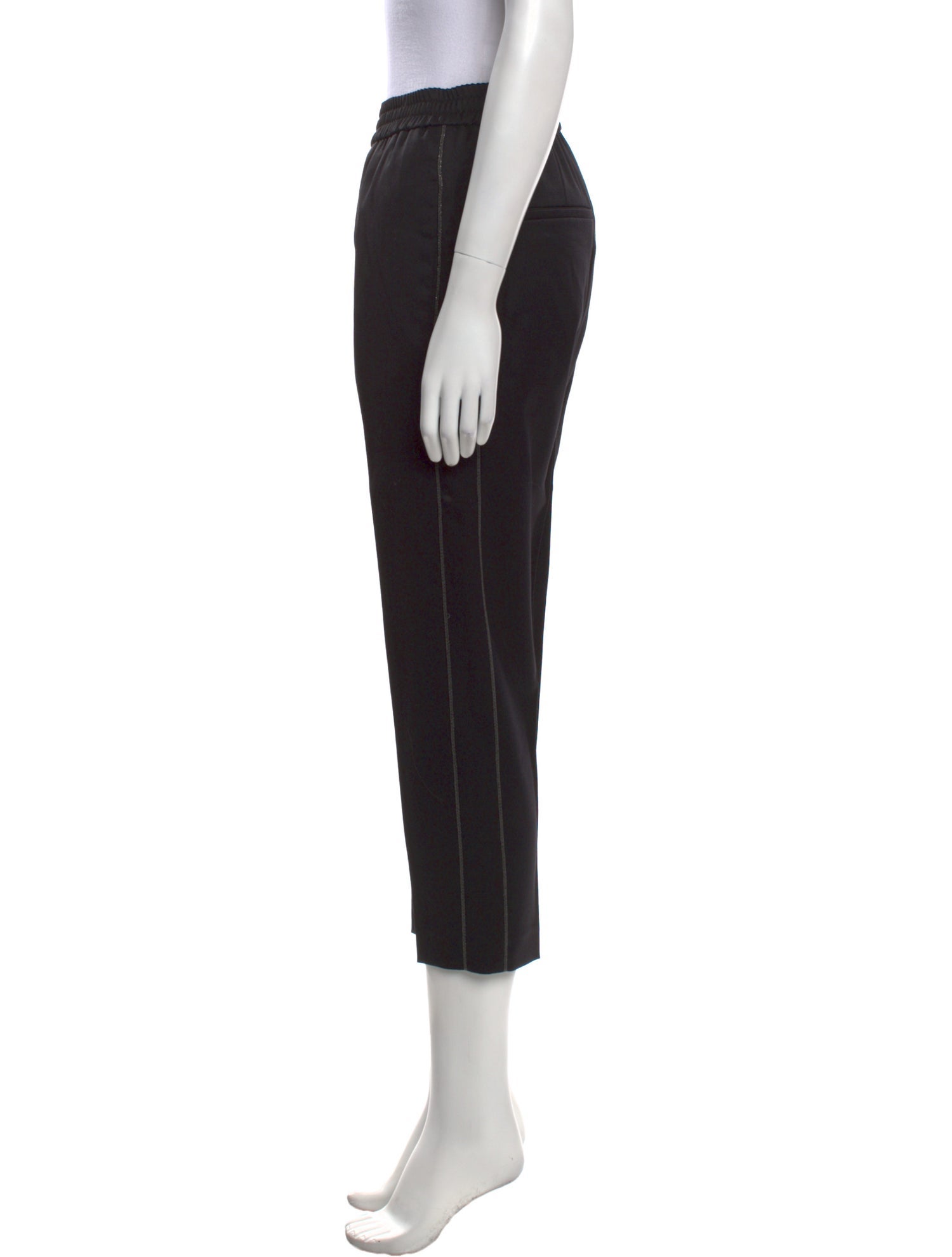 Brunello Cucinelli Virgin Wool Straight Leg Pants