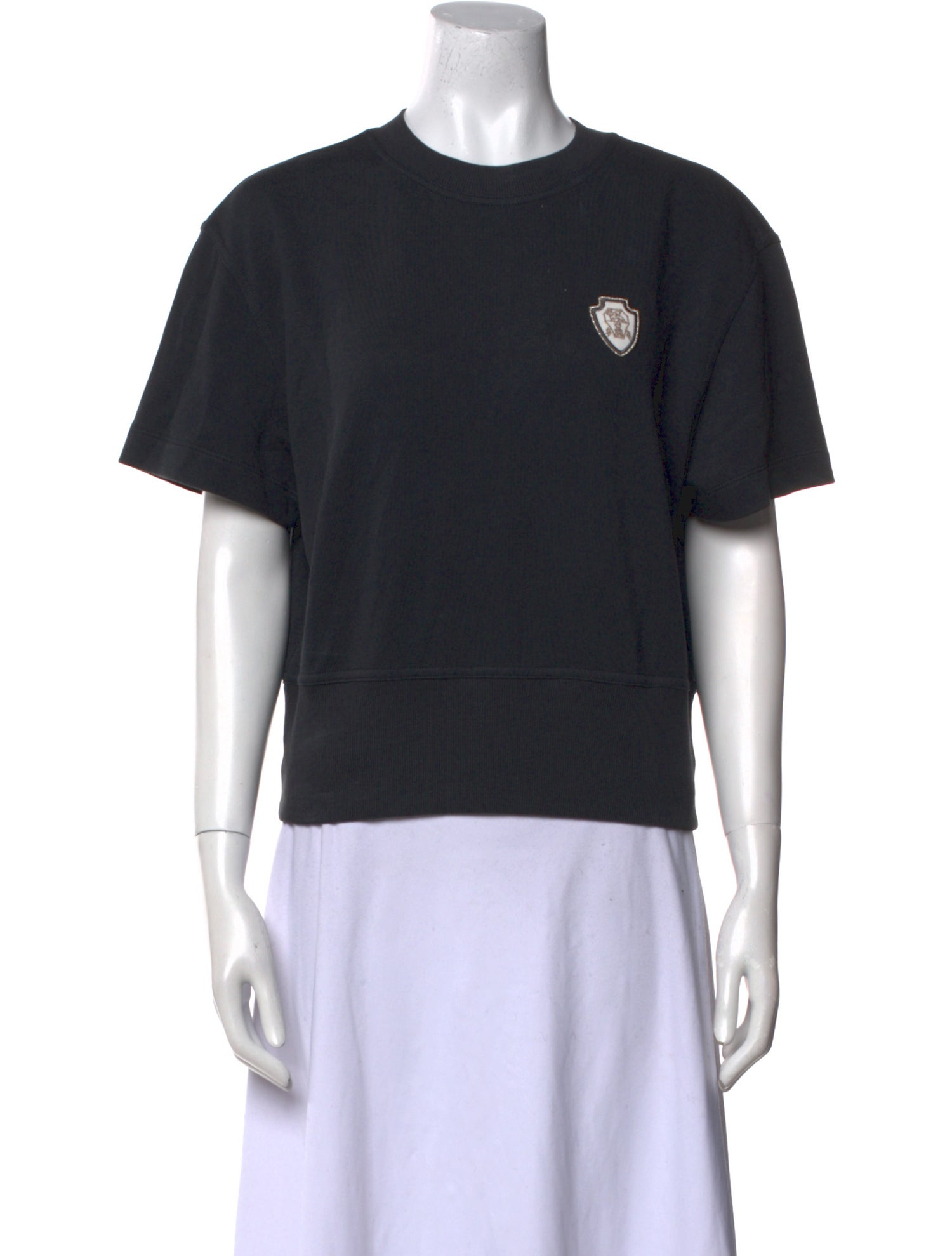 Brunello Cucinelli Crew Neck Short Sleeve Sweatshirt