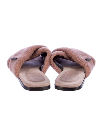 Brunello Cucinelli Shearling Slides