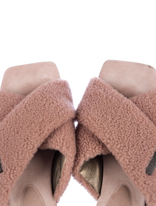Brunello Cucinelli Shearling Slides