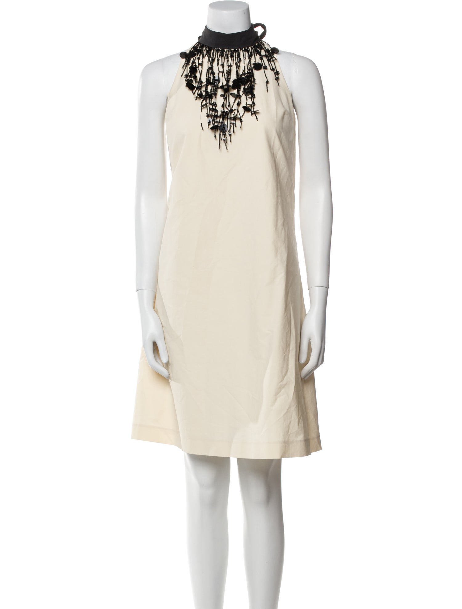 Brunello Cucinelli Mock Neck Knee-Length Dress