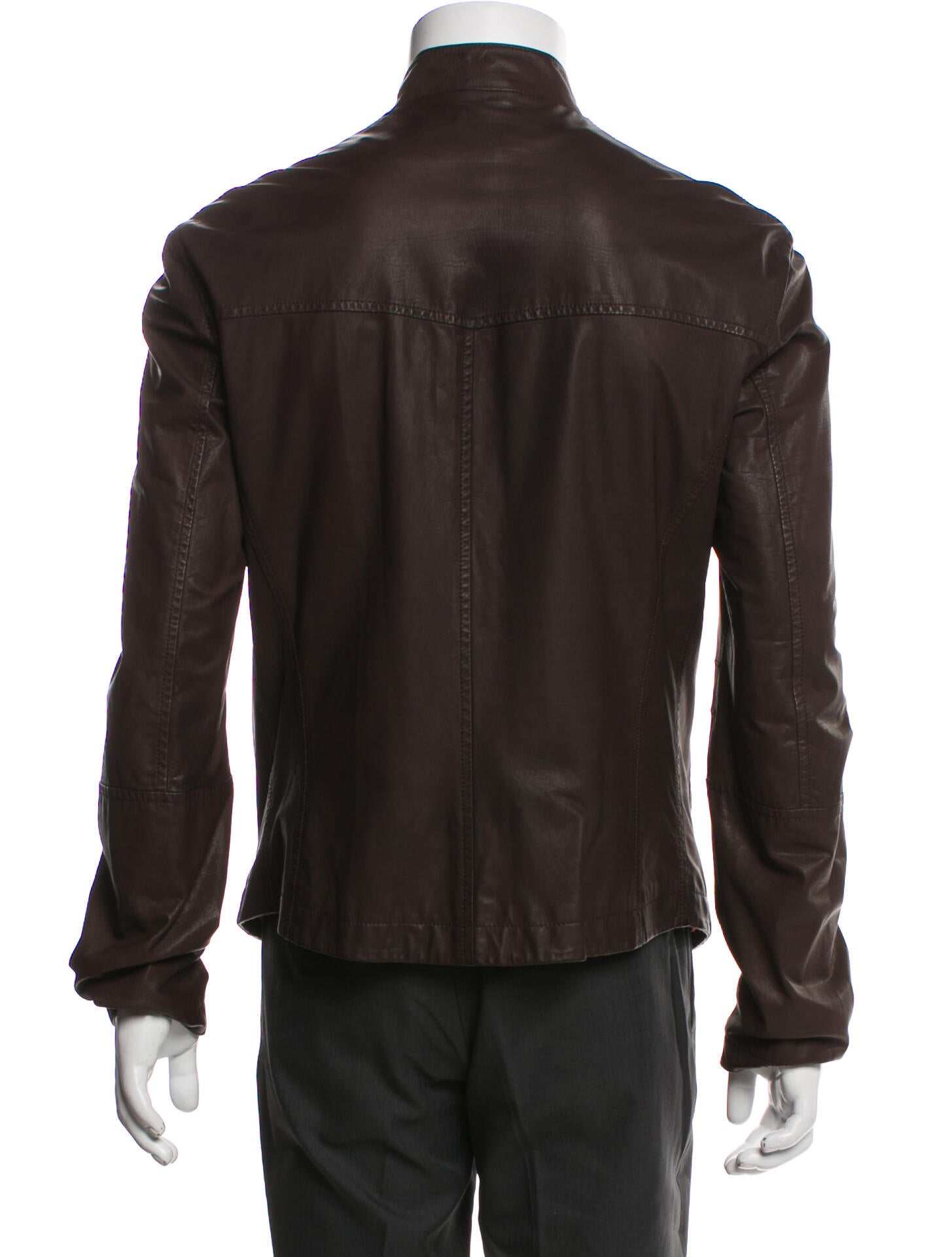 Brunello Cucinelli Leather Utility Jacket