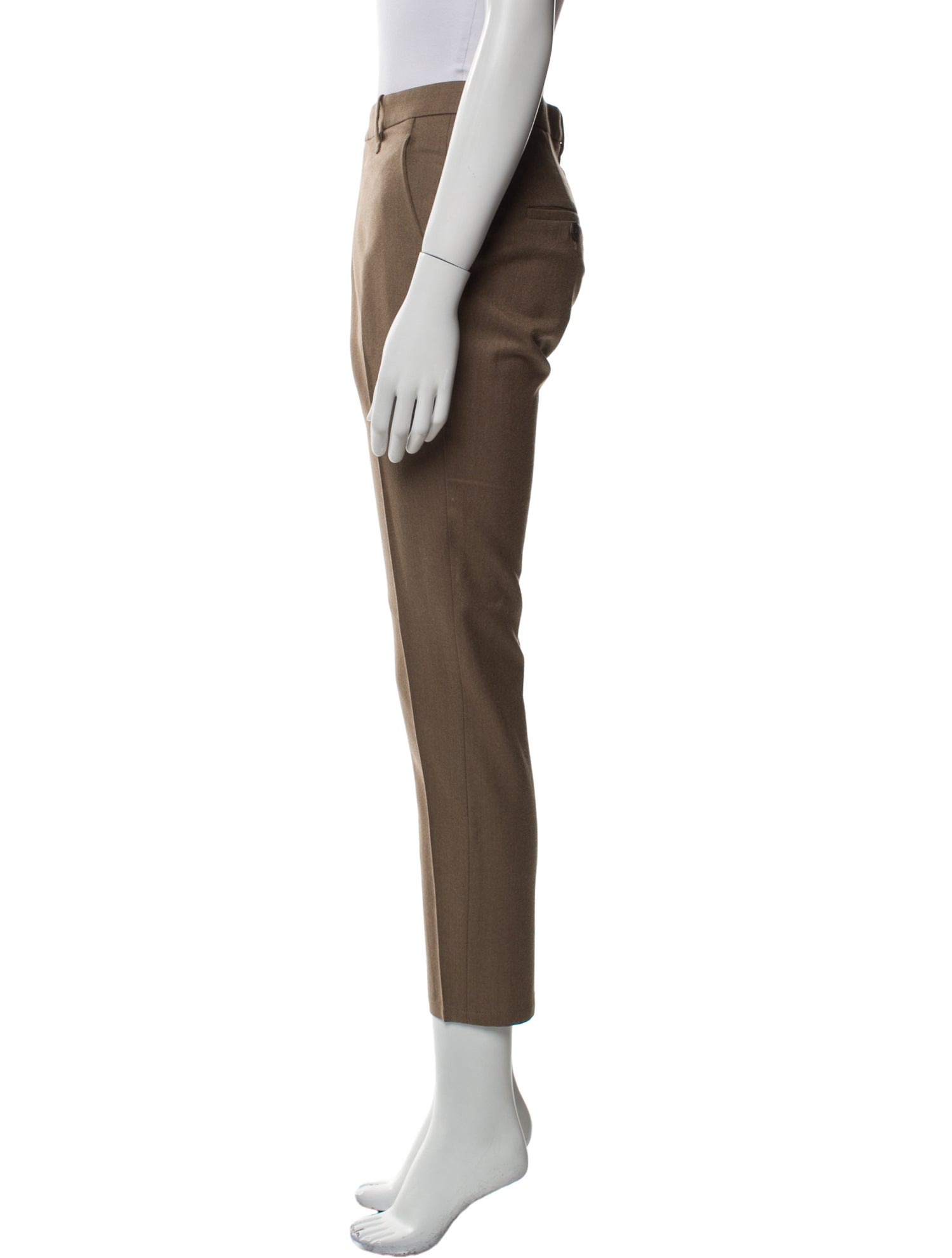 Brunello Cucinelli Virgin Wool Skinny Leg Pants