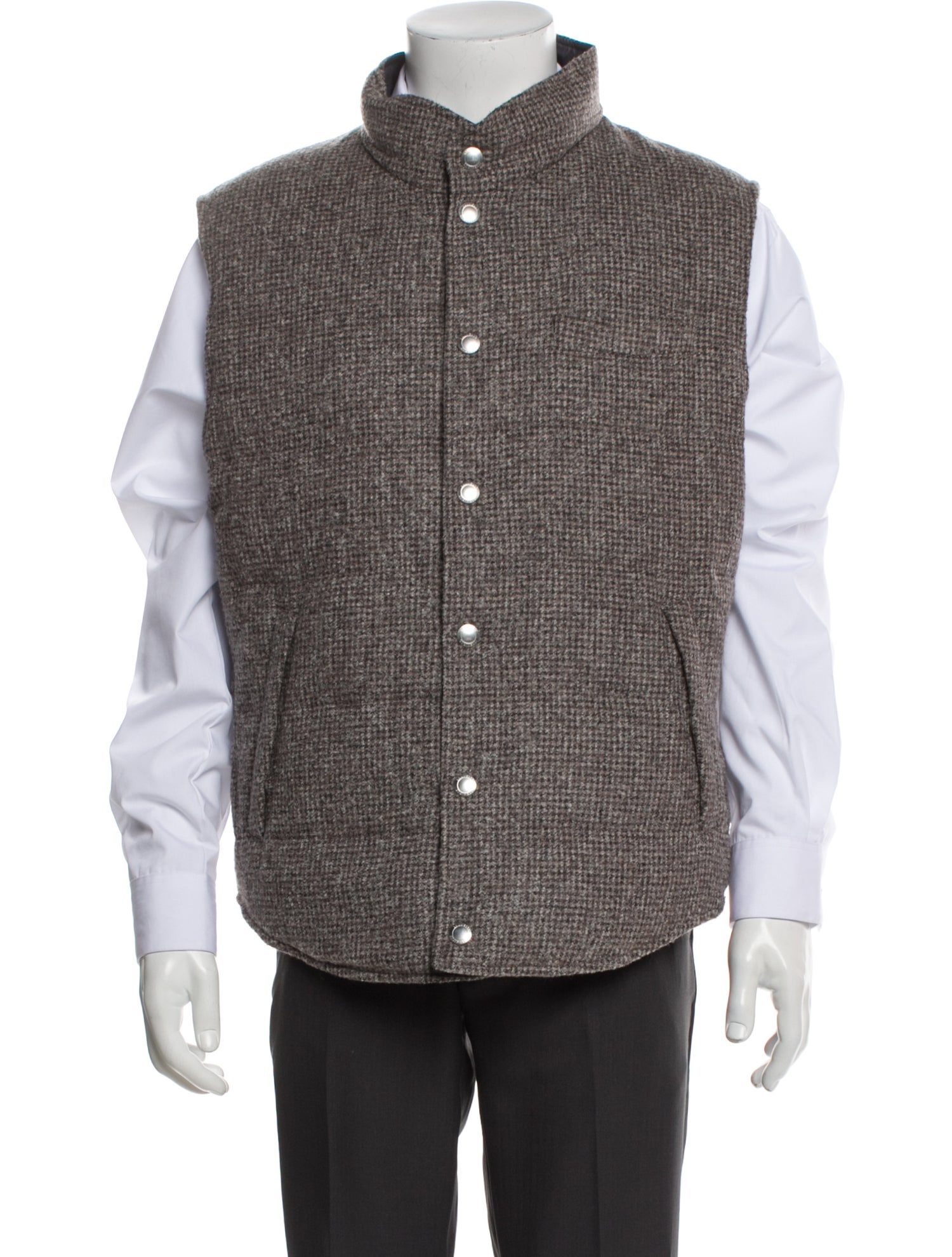 Brunello Cucinelli Plaid Print Vest