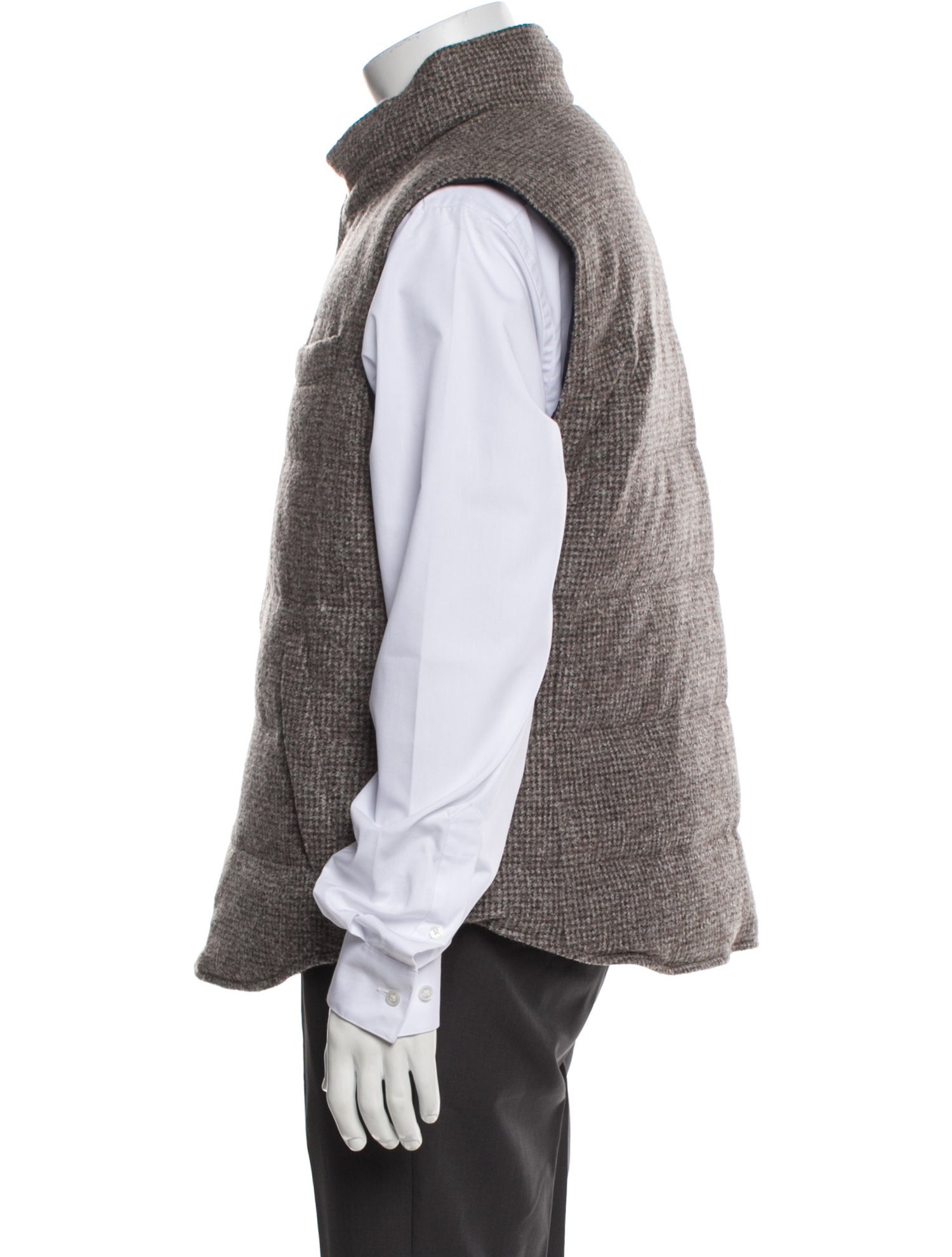 Brunello Cucinelli Plaid Print Vest