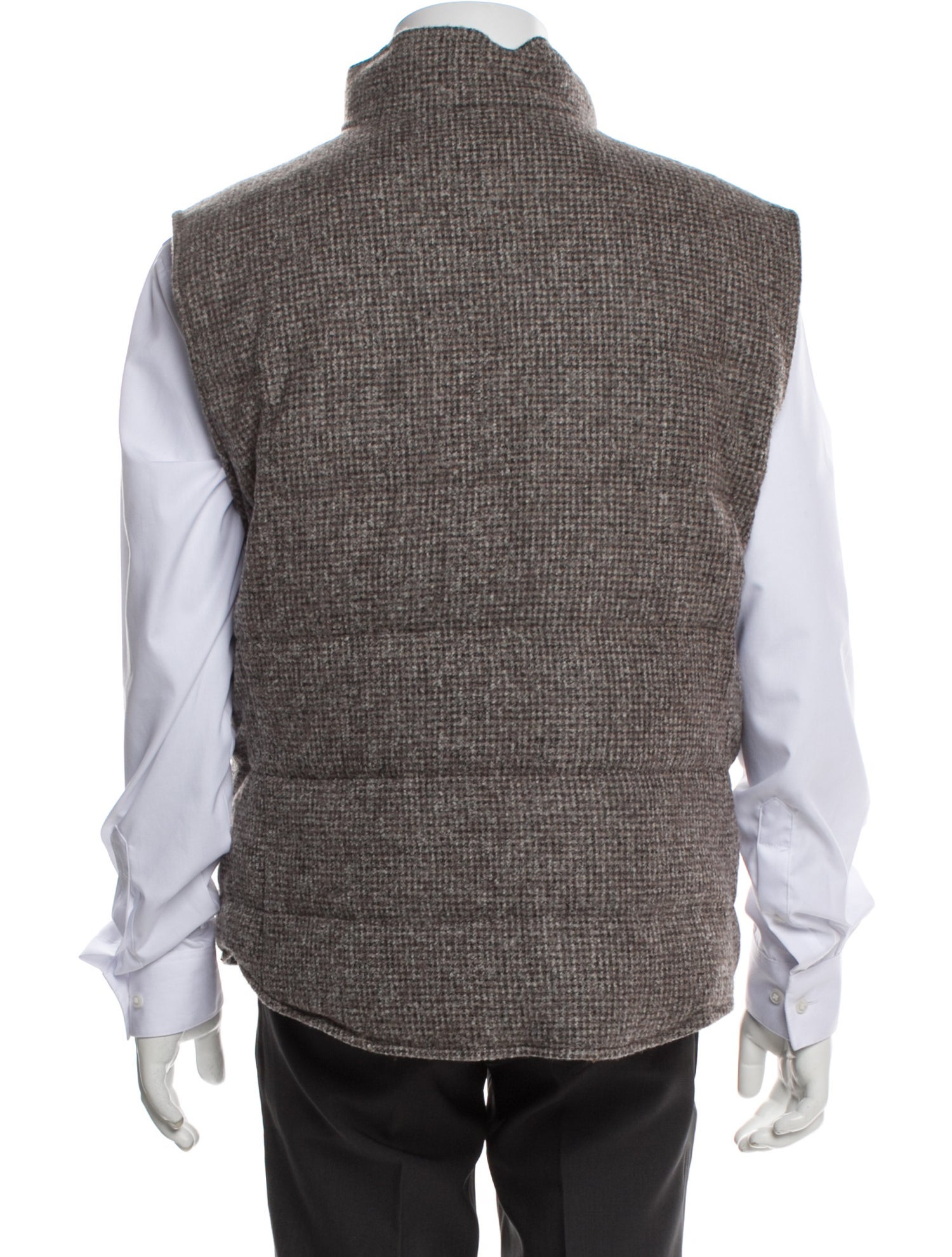 Brunello Cucinelli Plaid Print Vest