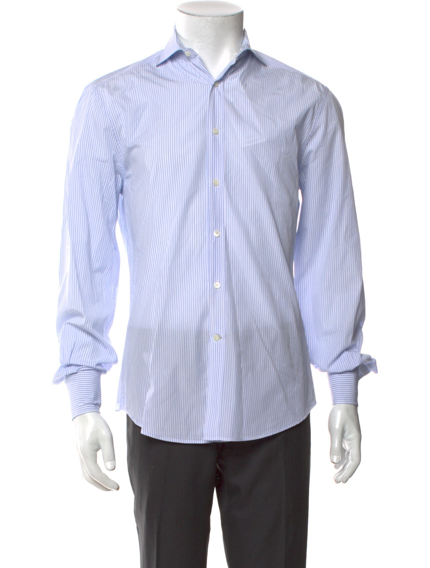 Brunello Cucinelli Striped Long Sleeve Shirt