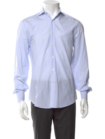 Brunello Cucinelli Striped Long Sleeve Shirt
