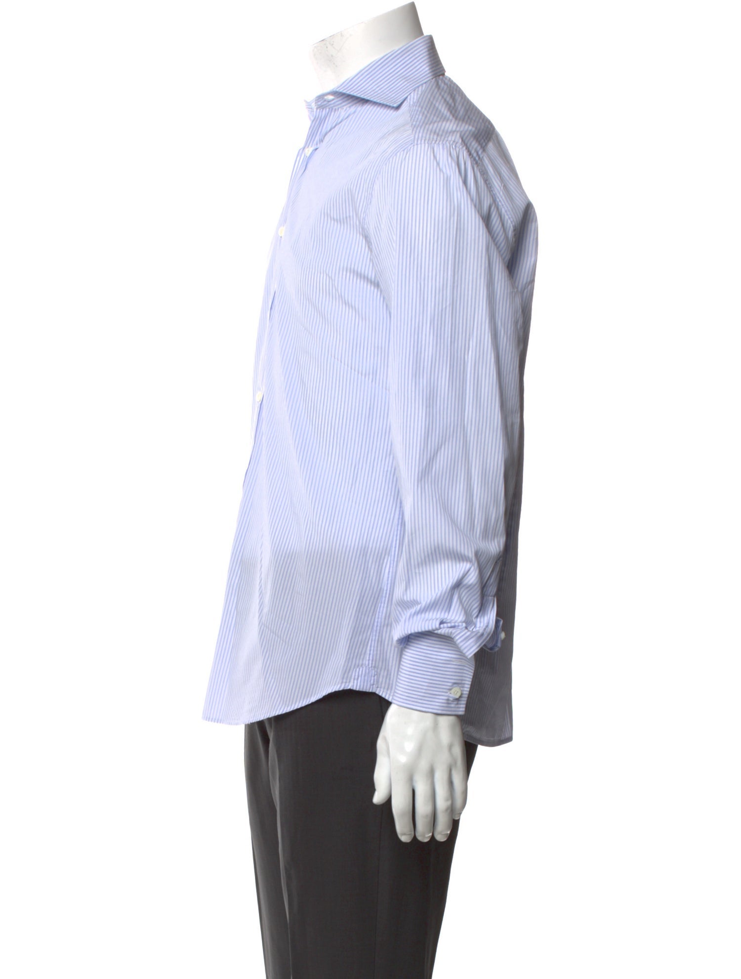 Brunello Cucinelli Striped Long Sleeve Shirt