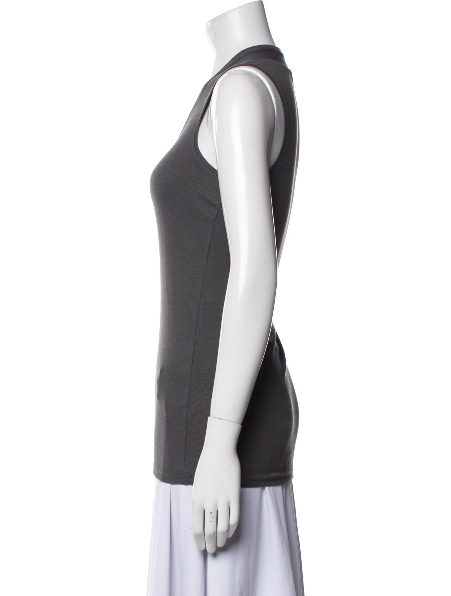 Brunello Cucinelli Scoop Neck Sleeveless Top
