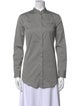 Brunello Cucinelli Long Sleeve Button-Up Top
