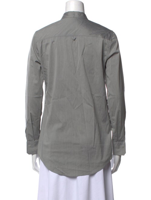 Brunello Cucinelli Long Sleeve Button-Up Top