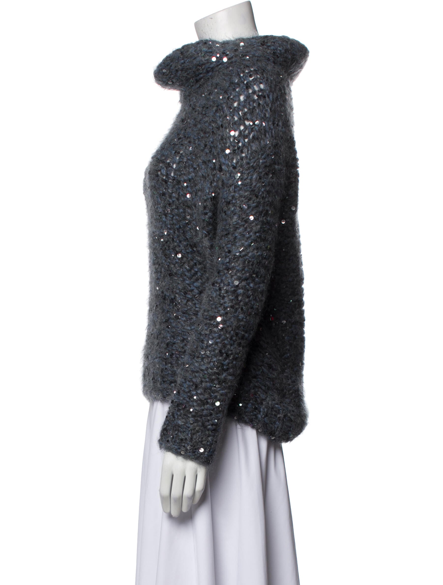 Brunello Cucinelli Mohair Turtleneck Sweater