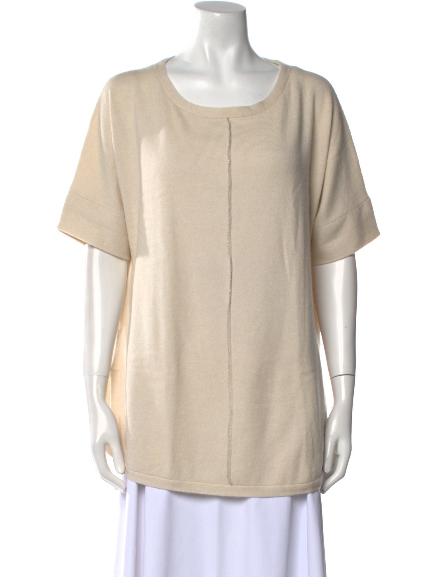 Brunello Cucinelli Cashmere Scoop Neck Sweater