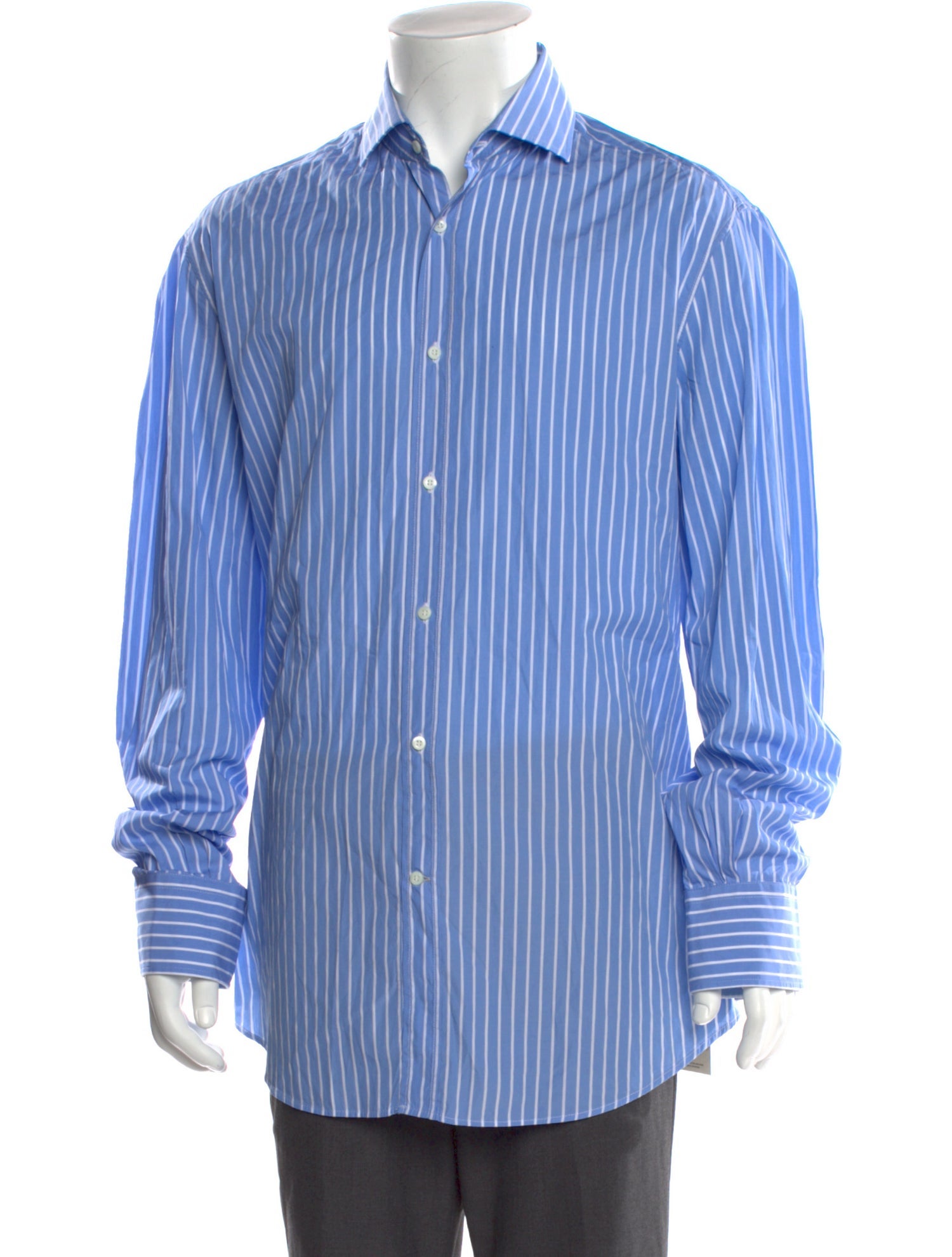 Brunello Cucinelli Striped Long Sleeve Shirt