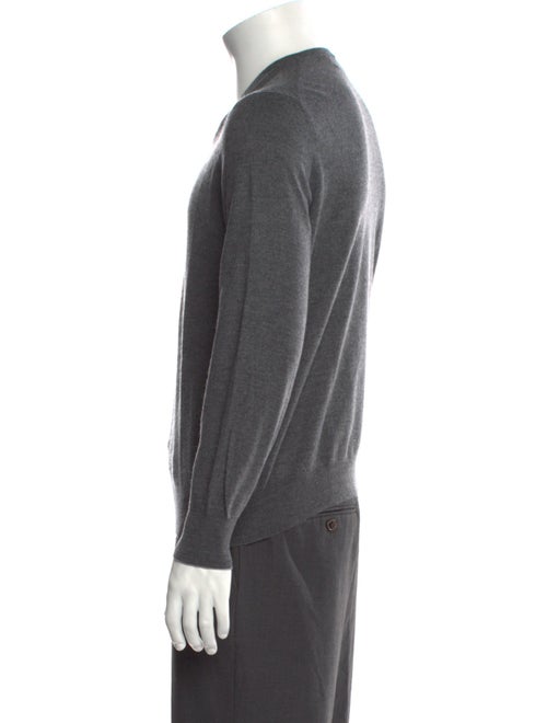Brunello Cucinelli Virgin Wool V-Neck Pullover
