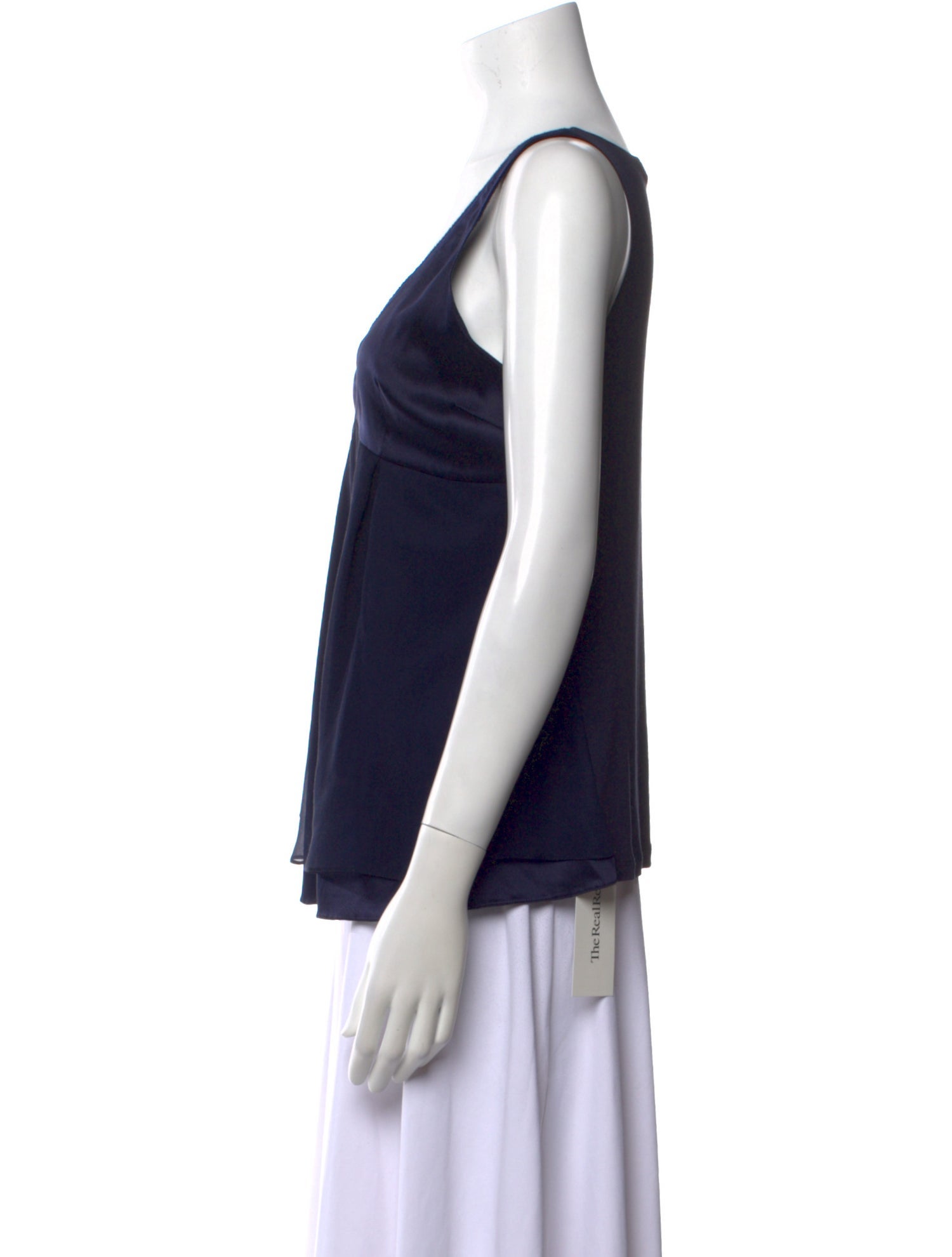 Brunello Cucinelli Scoop Neck Sleeveless Top