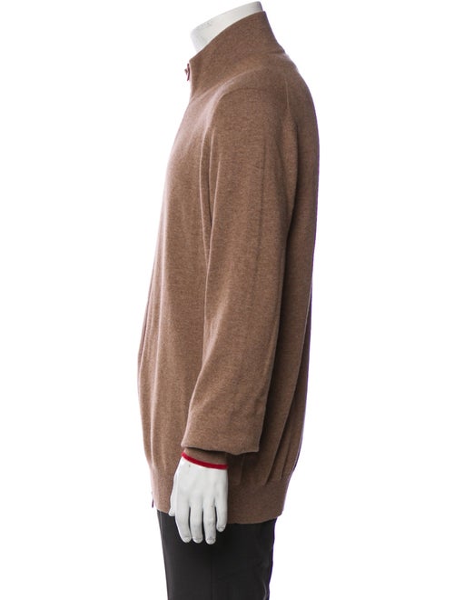 Brunello Cucinelli Cashmere Mock Neck Cardigan