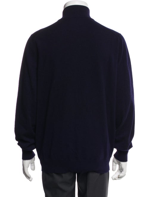 Brunello Cucinelli Cashmere Mock Neck Polo Sweater
