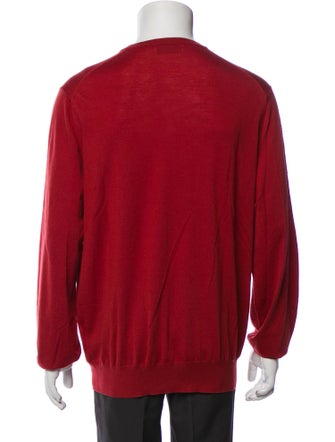 Brunello Cucinelli Virgin Wool V-Neck Pullover