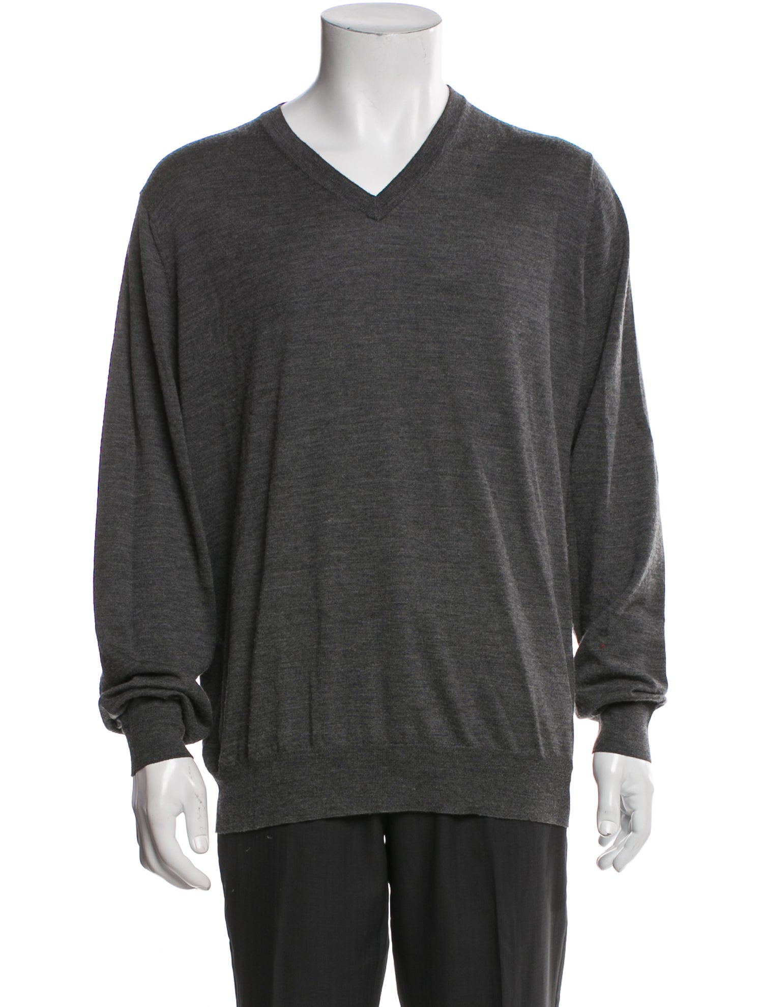 Brunello Cucinelli Wool V-Neck Pullover