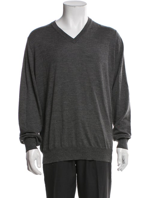 Brunello Cucinelli Wool V-Neck Pullover