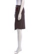 Brunello Cucinelli Virgin Wool Knee-Length Skirt
