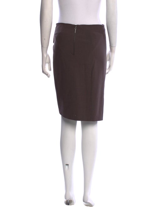 Brunello Cucinelli Virgin Wool Knee-Length Skirt