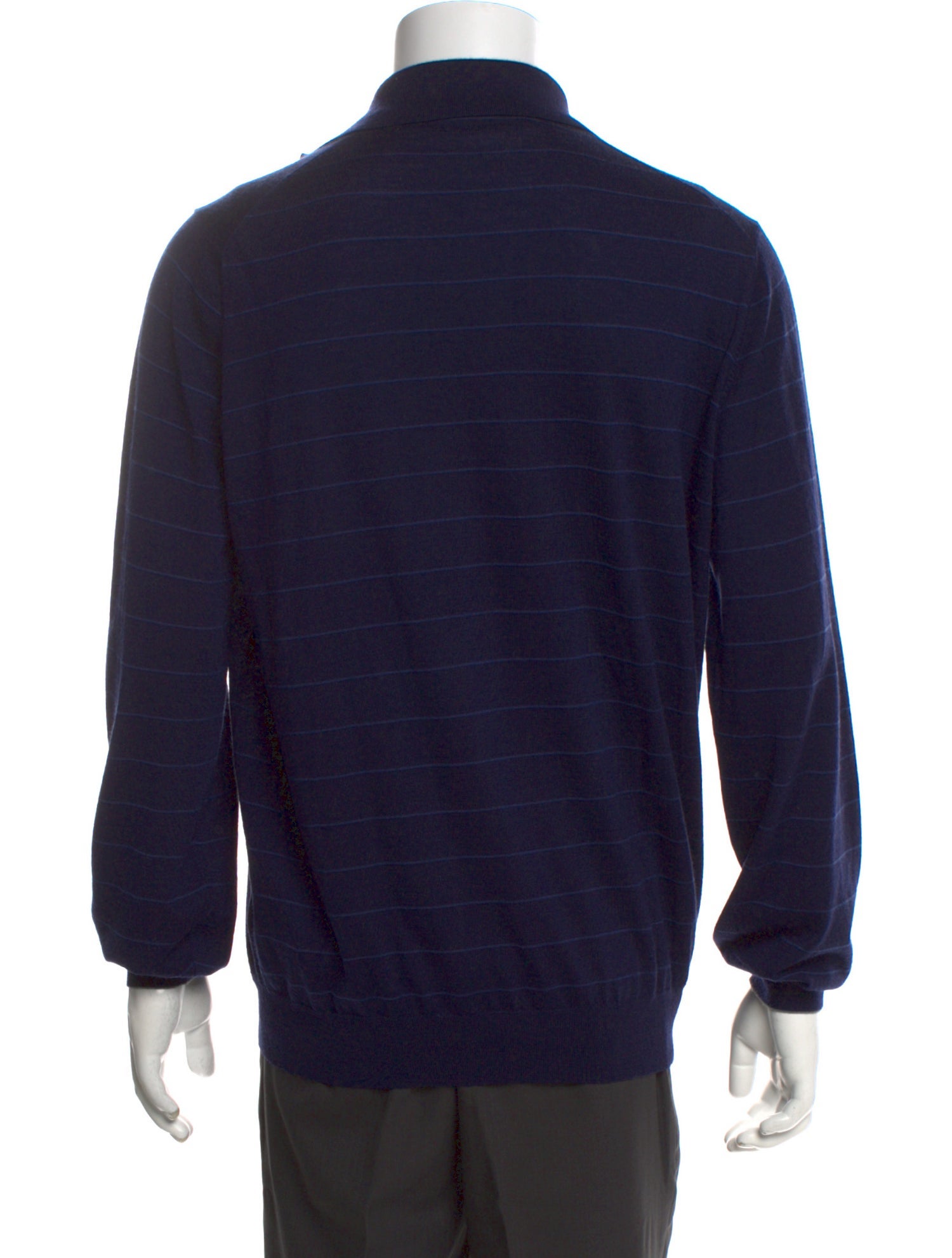 Brunello Cucinelli Virgin Wool Collar Polo Shirt