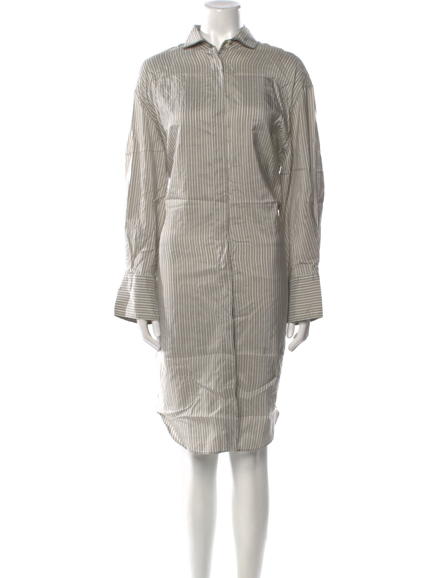 Brunello Cucinelli Silk Midi Length Dress