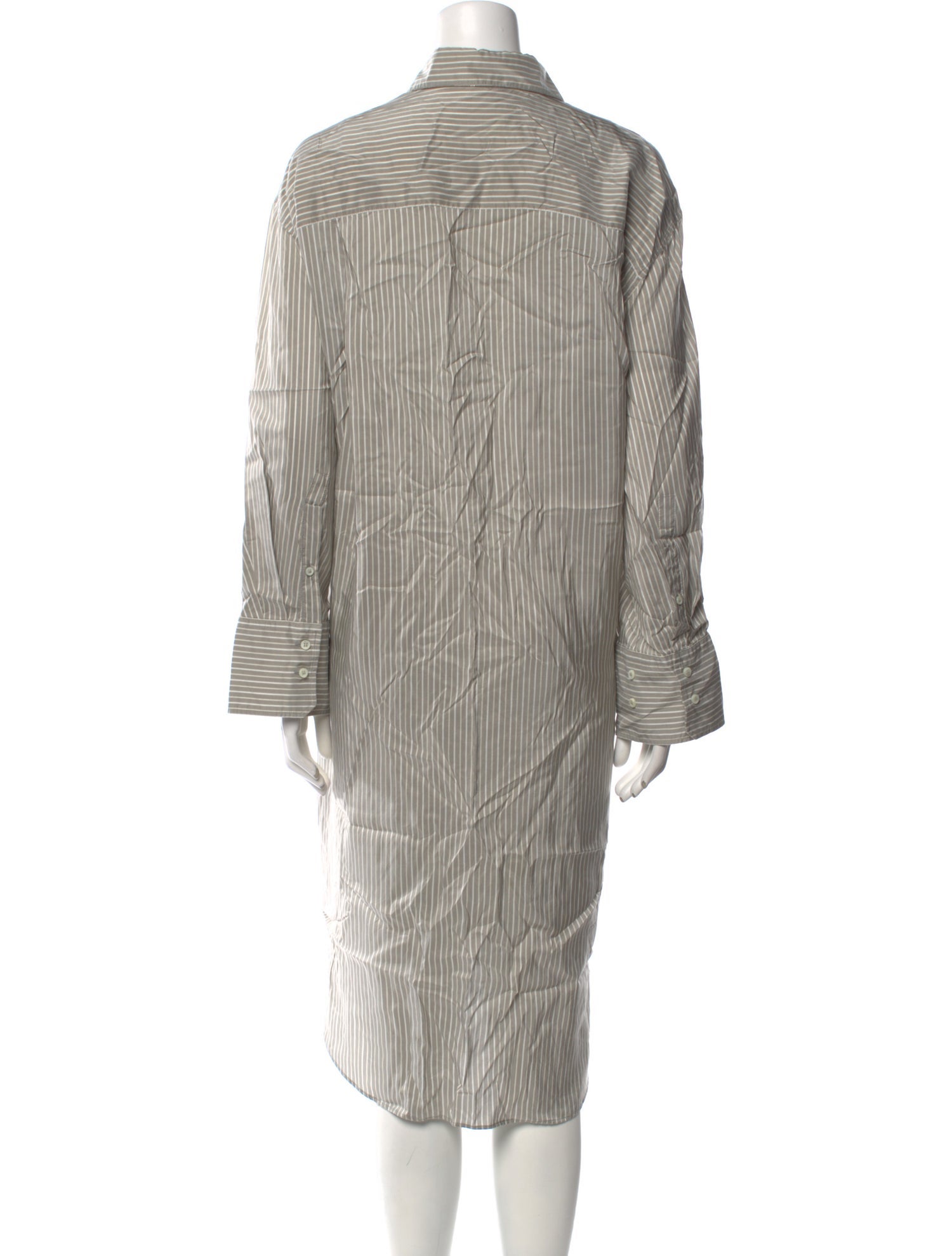 Brunello Cucinelli Silk Midi Length Dress
