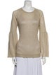 Brunello Cucinelli Linen Crew Neck Sweatshirt