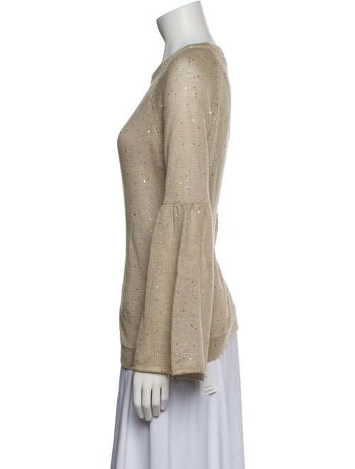 Brunello Cucinelli Linen Crew Neck Sweatshirt