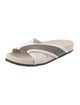 Brunello Cucinelli Monili Beaded Accents Slides