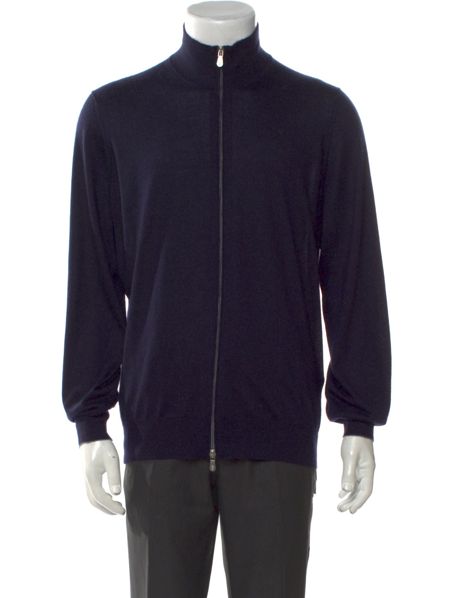 Brunello Cucinelli Cashmere Mock Neck Cardigan