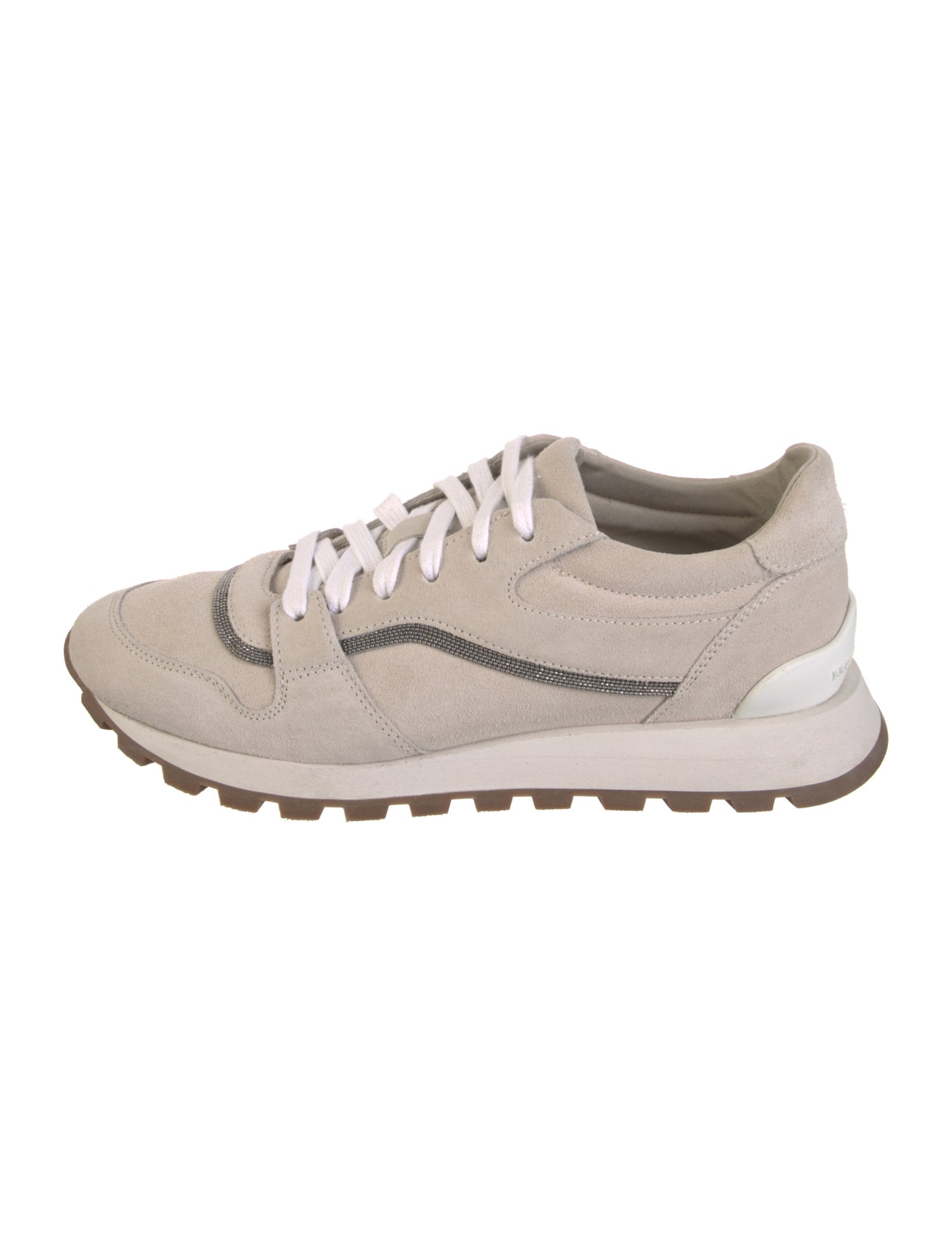 Brunello Cucinelli Monili Suede Sneakers