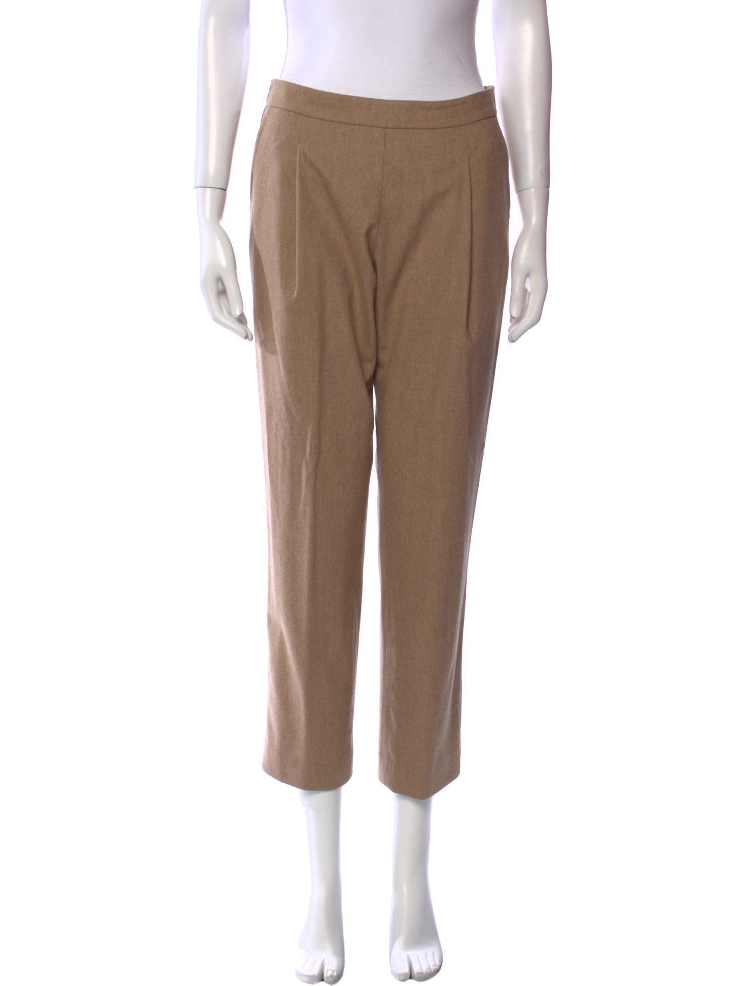 Brunello Cucinelli Virgin Wool Straight Leg Pants
