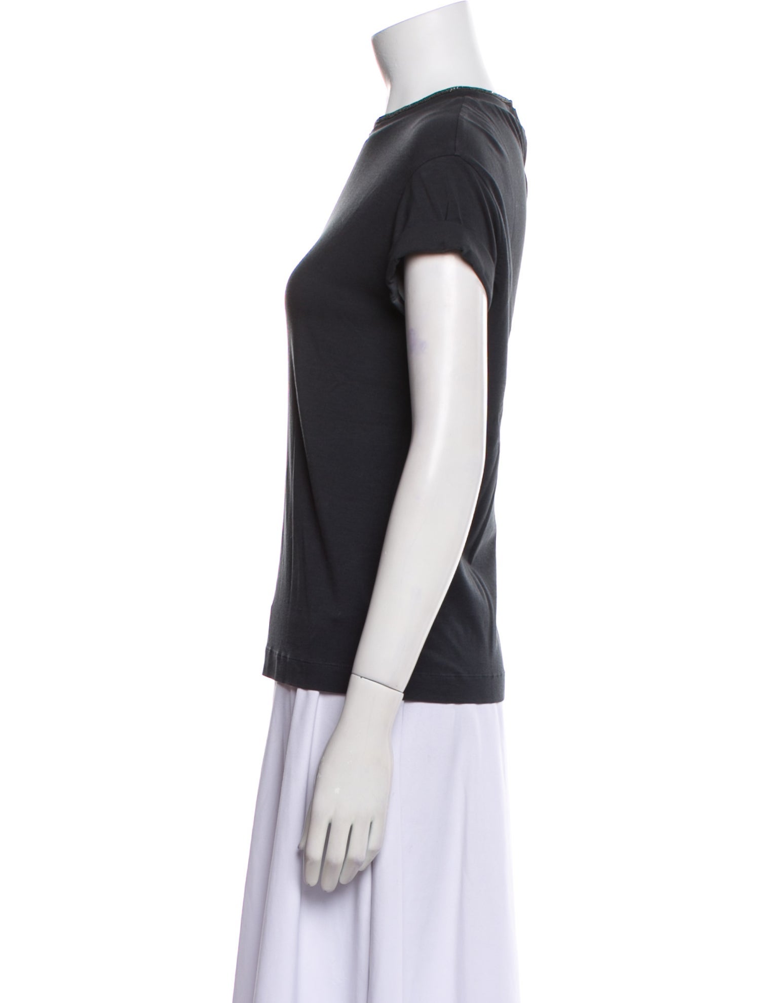 Brunello Cucinelli Crew Neck Short Sleeve T-Shirt