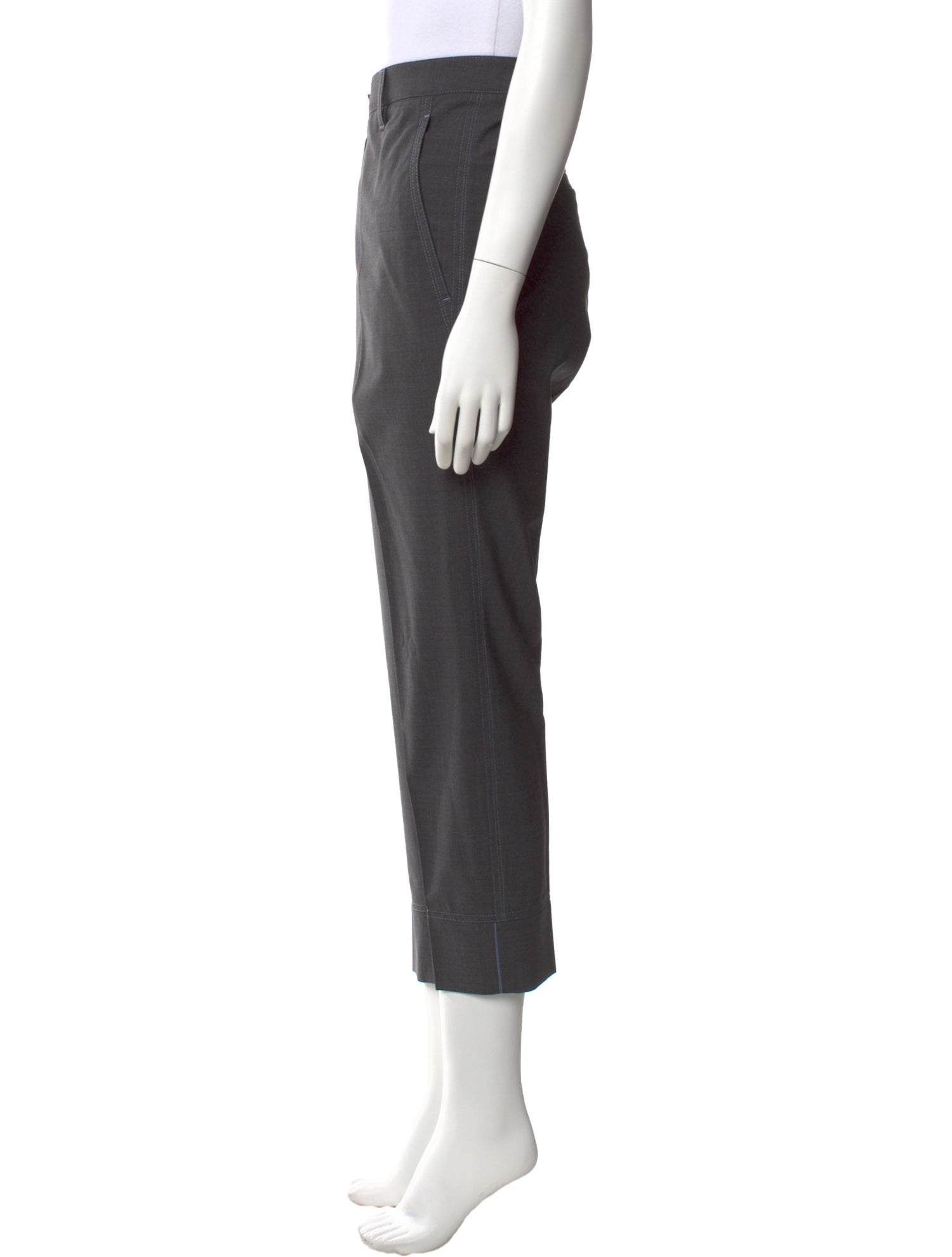 Brunello Cucinelli Virgin Wool Straight Leg Pants