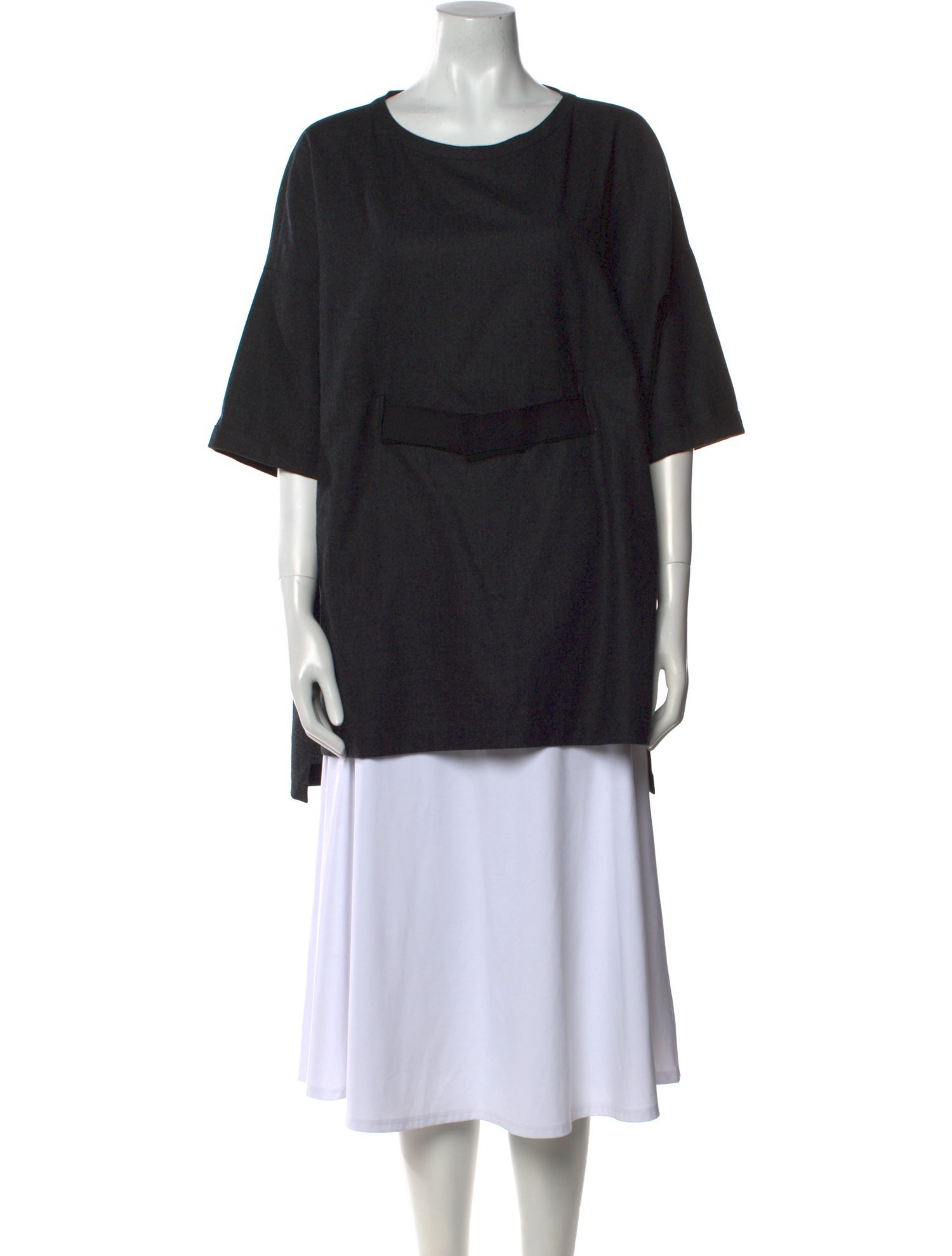 Brunello Cucinelli Virgin Wool Scoop Neck Tunic