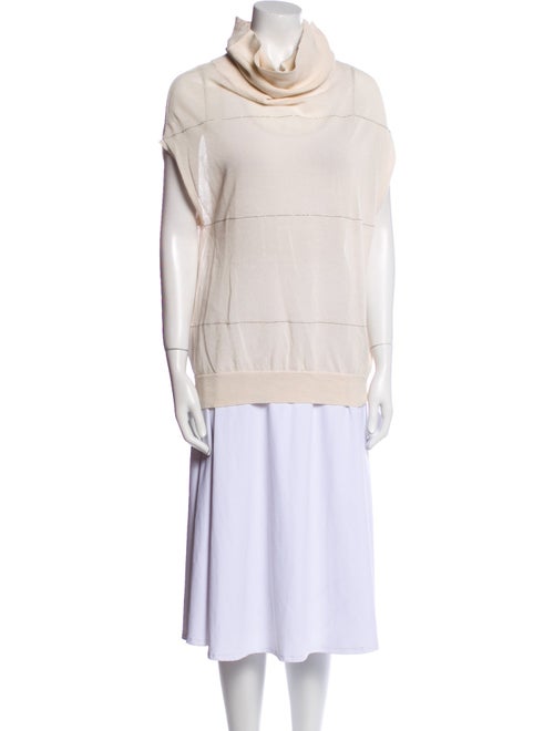 Brunello Cucinelli Turtleneck Short Sleeve Tunic
