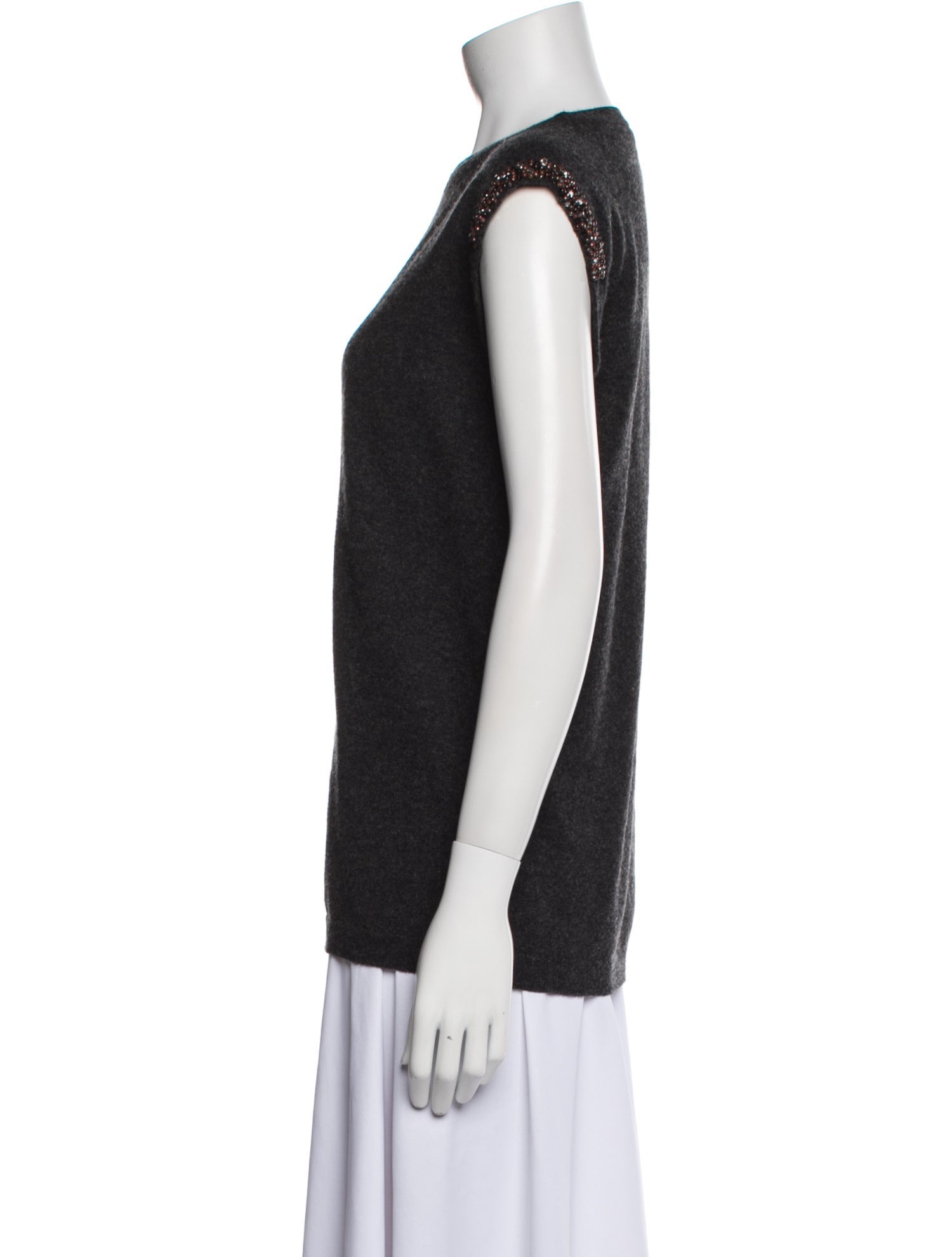 Brunello Cucinelli Cashmere Bateau Neckline Sweater