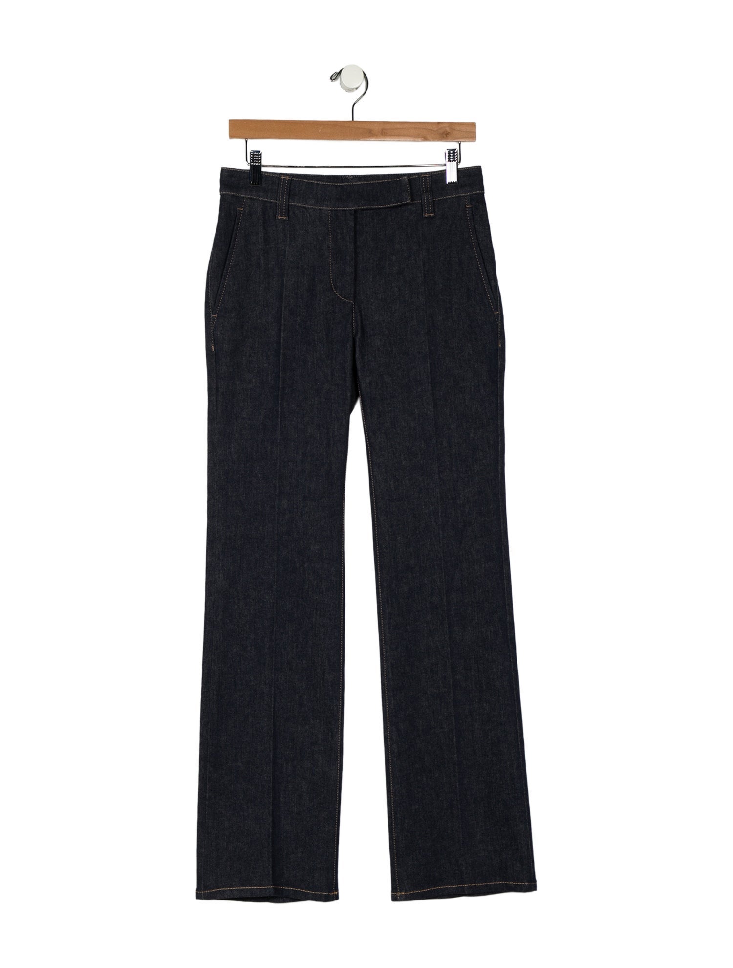 Brunello Cucinelli High-Rise Straight Leg Jeans