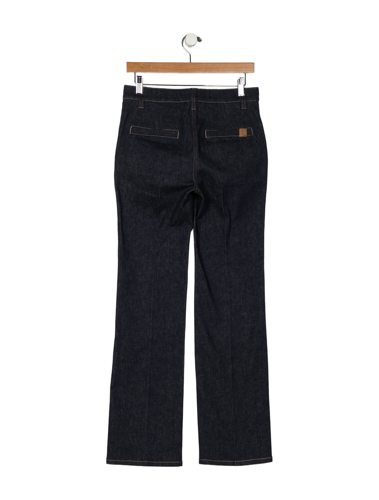 Brunello Cucinelli High-Rise Straight Leg Jeans
