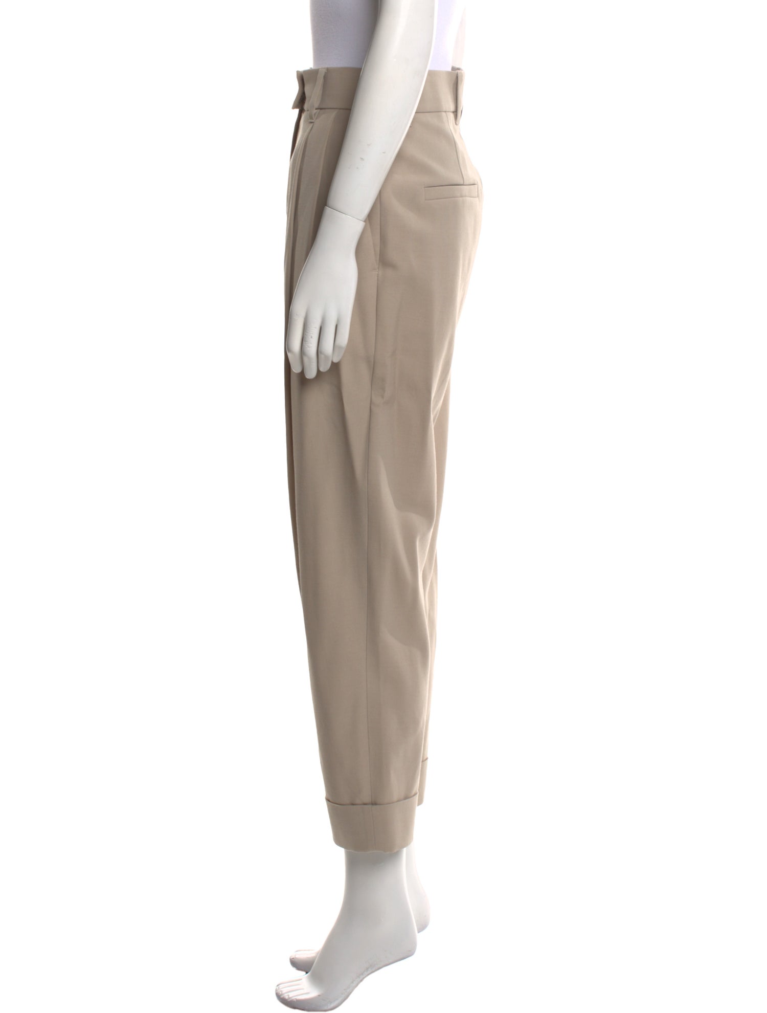 Brunello Cucinelli Virgin Wool Straight Leg Pants