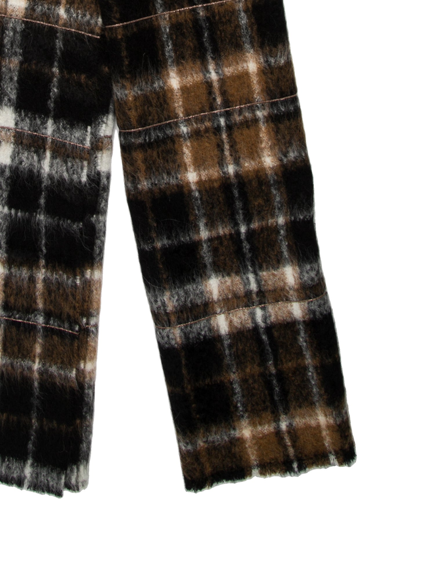 Brunello Cucinelli Wool Striped Scarf