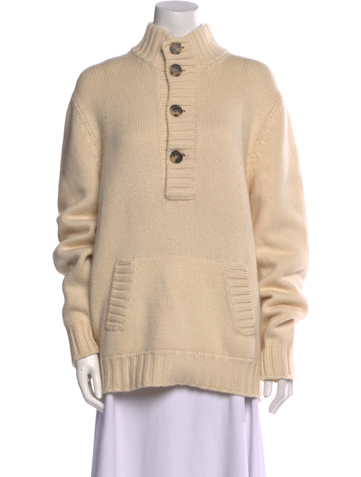 Brunello Cucinelli Cashmere Mock Neck Sweater