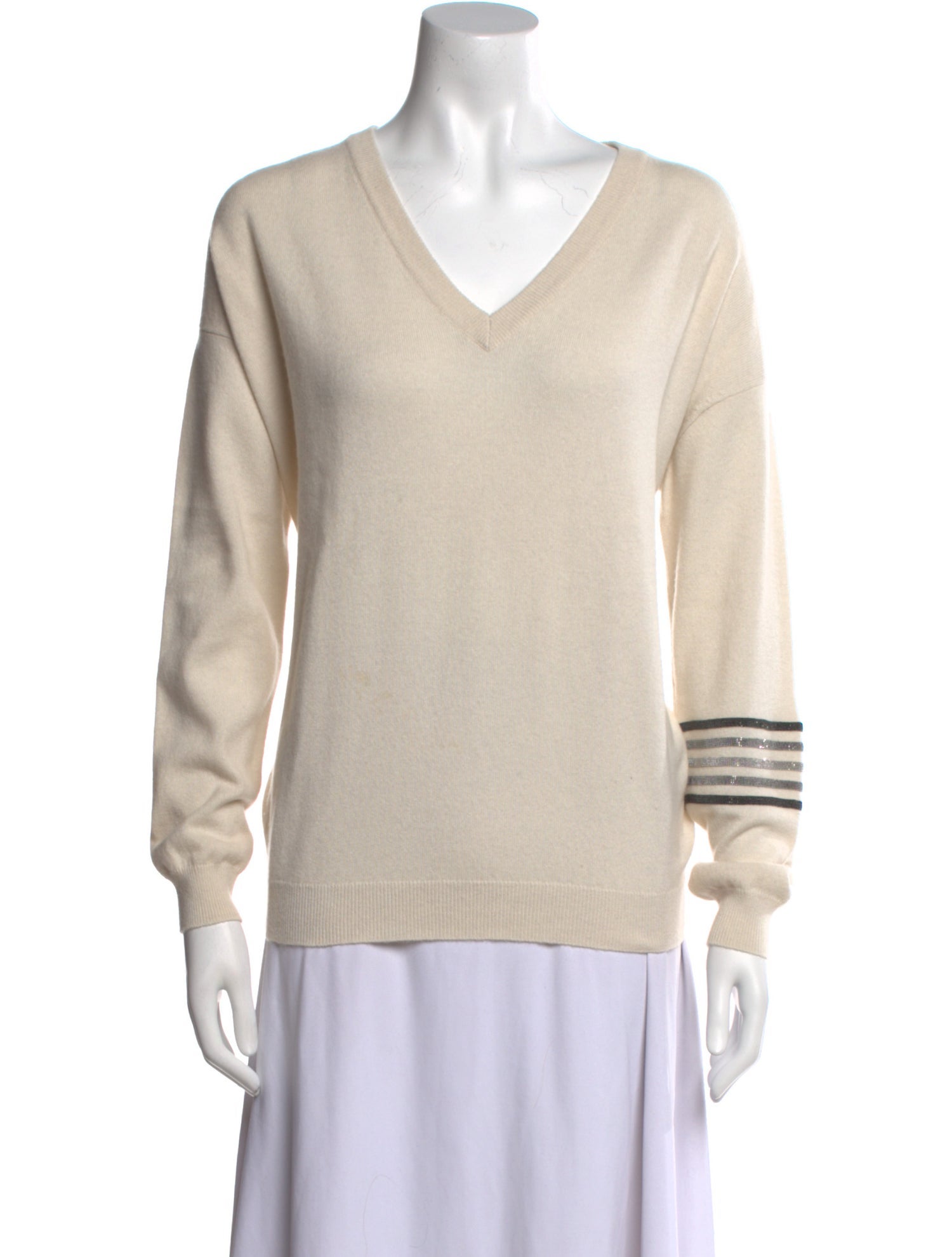 Brunello Cucinelli Cashmere V-Neck Sweater