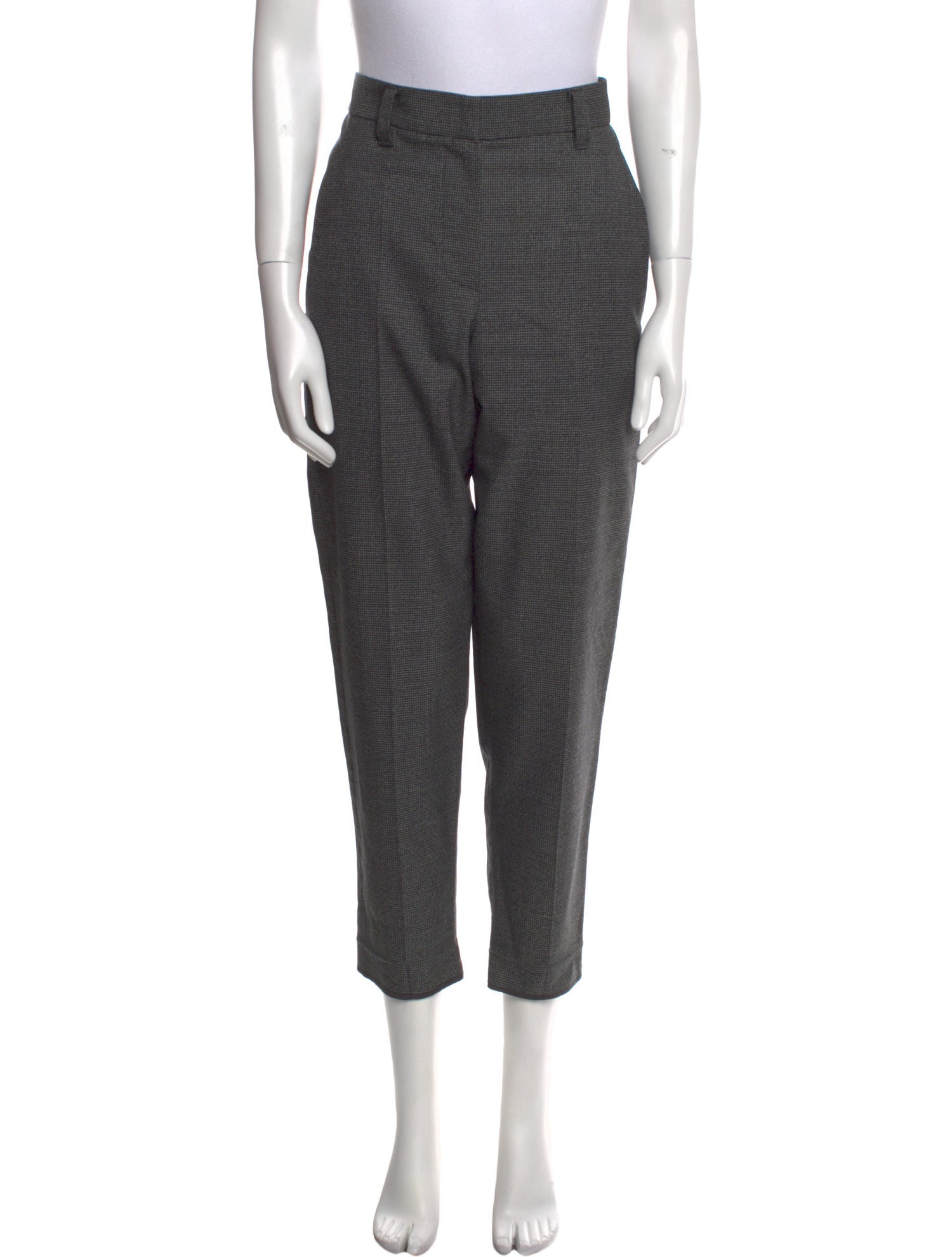 Brunello Cucinelli Virgin Wool Straight Leg Pants